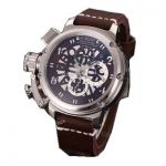 Replica U-Boat Italo Fontana SS Black Chronograph Mens Watch